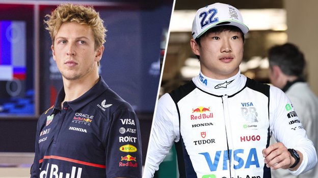 Автогонщики Лиам Лоусон и Юки Цунода