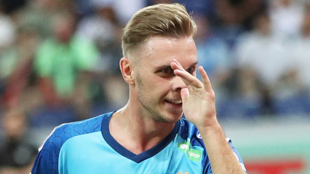 Максим Глушенков. Футболист «Зенита» Максим Глушенков