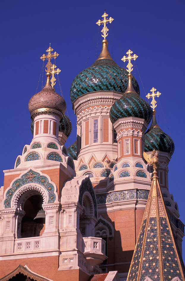 Николаевский собор в Ницце, построенный по проекту Михаила Преображенского.