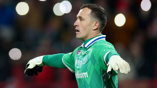 Вратарь «Динамо» Андрей Лунев