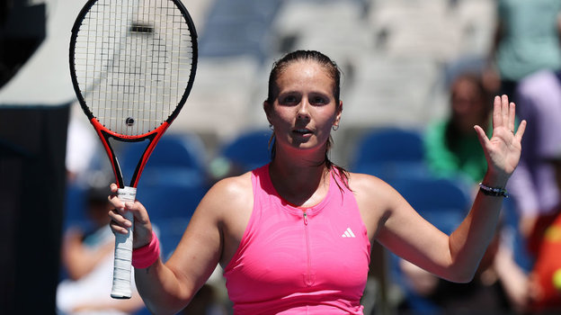 Теннисистка Дарья Касаткина на Открытом чемпионате Австралии в 2025 году