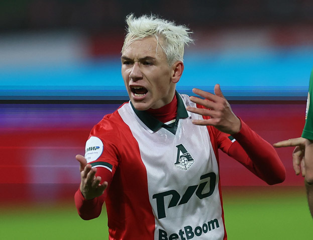 Алексей Батраков. Футболист «Локомотива» Алексей Батраков