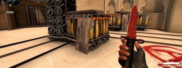 Штык-нож M9 | Кровавая паутина в СS:GO.