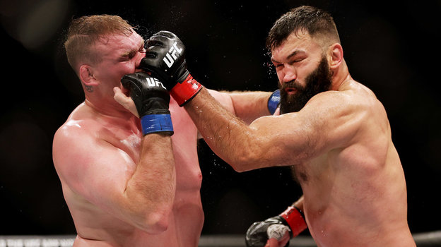 Джаред Вандераа и Андрей Орловский. Бойцы ММА Джаред Вандераа и Андрей Орловский. 12 февраля. Хьюстон