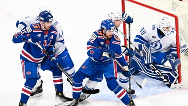 СКА обыграл московское «Динамо» и одержал первую победу в серии Кубка Гагарина