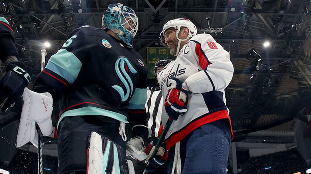 Александр Овечкин и Джоуи Даккорд.