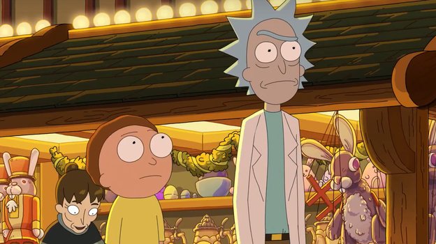 Кадр из сериала «Рик и Морти», реж. Уэсли Арчер, Пит Мишелс, Джейкоб Хэйр и др. / Adult Swim
