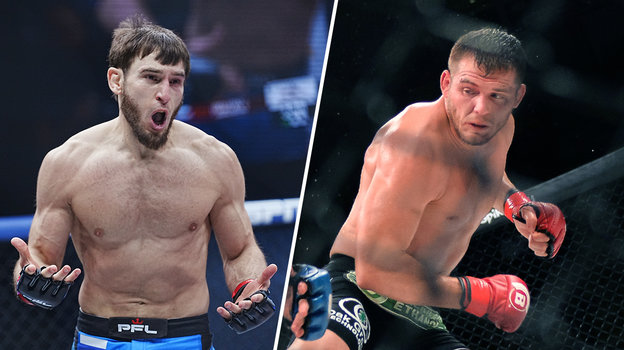 Магомед Умалатов и Логан Сторли.