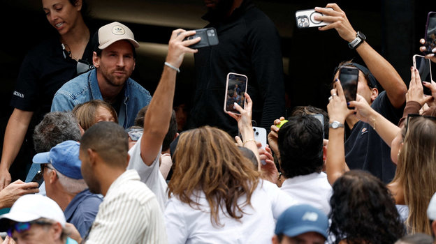 Лионель Месси. Нападающий сборной Аргентины Лионель Месси