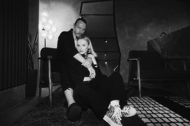 Матвей Сафонов и Марина Кондратюк.