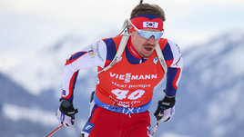 Биатлонист Тимофей Лапшин