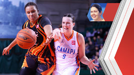 Баскетболистки Жосселина Майга и Александра Марченкова