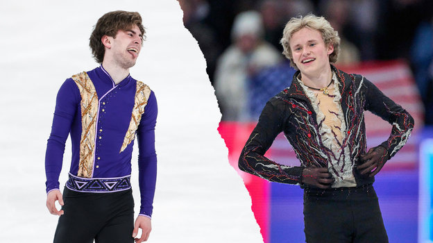 Фигуристы Марк Кондратюк и Илья Малинин