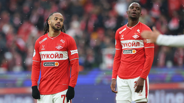 Футболисты «Спартака» Тео Бонгонда и Кристофер Мартинс