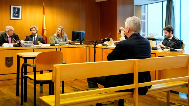 Карло Анчелотти на заседании суда.