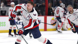 Хоккеисты «Вашингтона» Пьер-Люк Дюбуа и Александр Овечкин