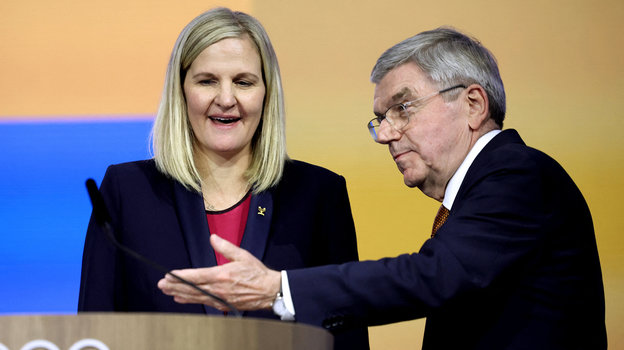 Кирсти Ковентри и Томас Бах. Кирсти Ковентри и Томас Бах