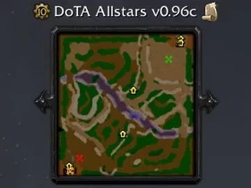 Карта DoTA Allstars.
