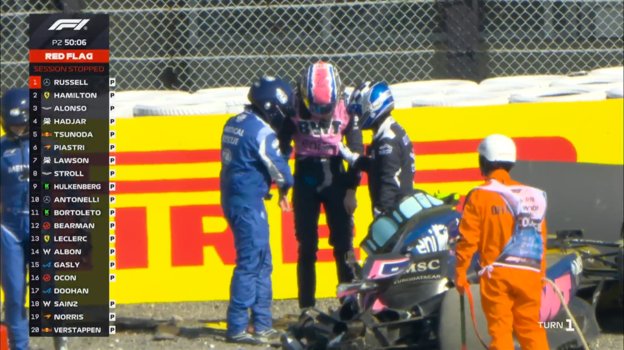 Джек Дуэн после аварии.