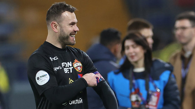 Капитан ЦСКА Игорь Акинфеев.