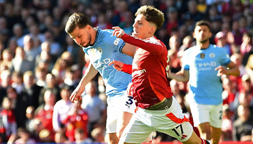 «Манчестер Юнайтед» и «Манчестер Сити» сыграли вничью в 31-м туре АПЛ (0:0).