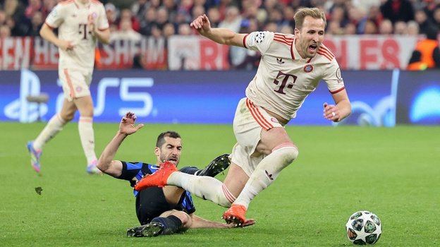 Генрих Мхитарян и Гарри Кейн.