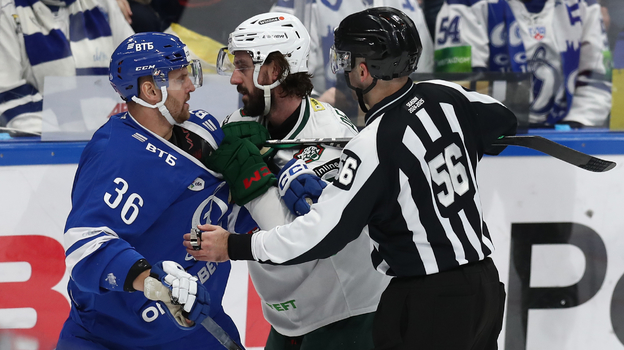 «Динамо» против «Ак Барса».