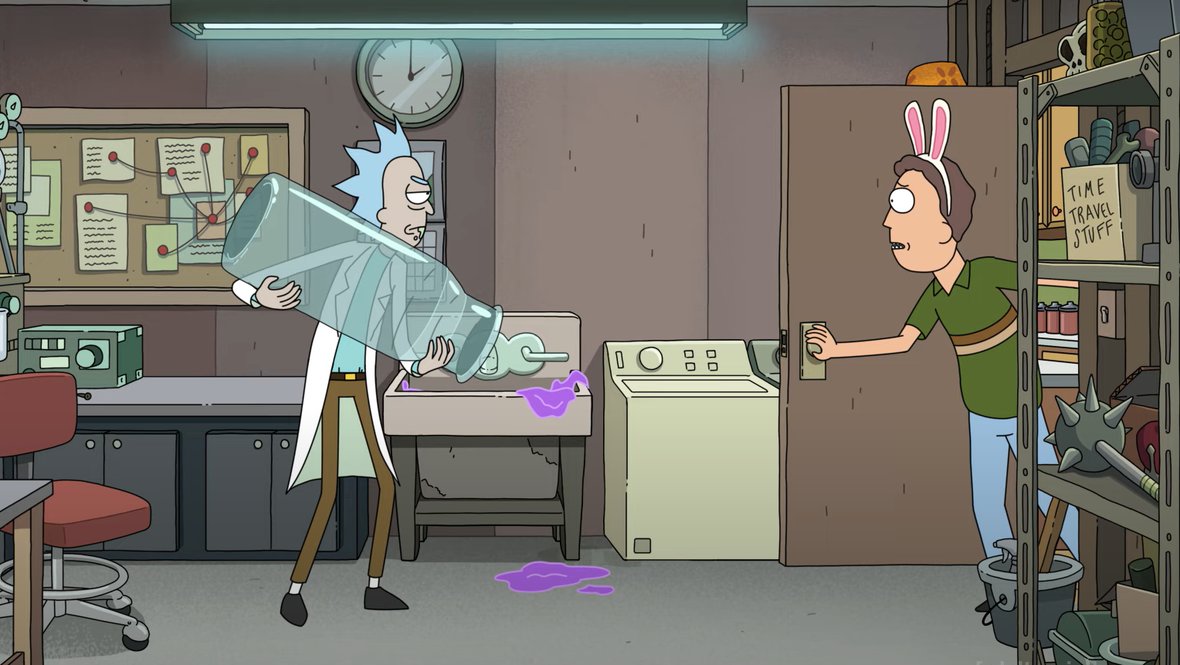 Кадр из сериала «Рик и Морти», реж. Уэсли Арчер, Пит Мишелс, Джейкоб Хэйр и др. / Adult Swim
