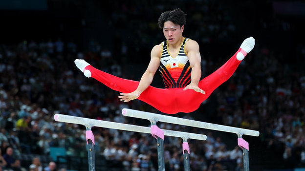 Синносукэ Ока. Гимнаст Синносукэ Ока на Олимпиаде в Париже-2024