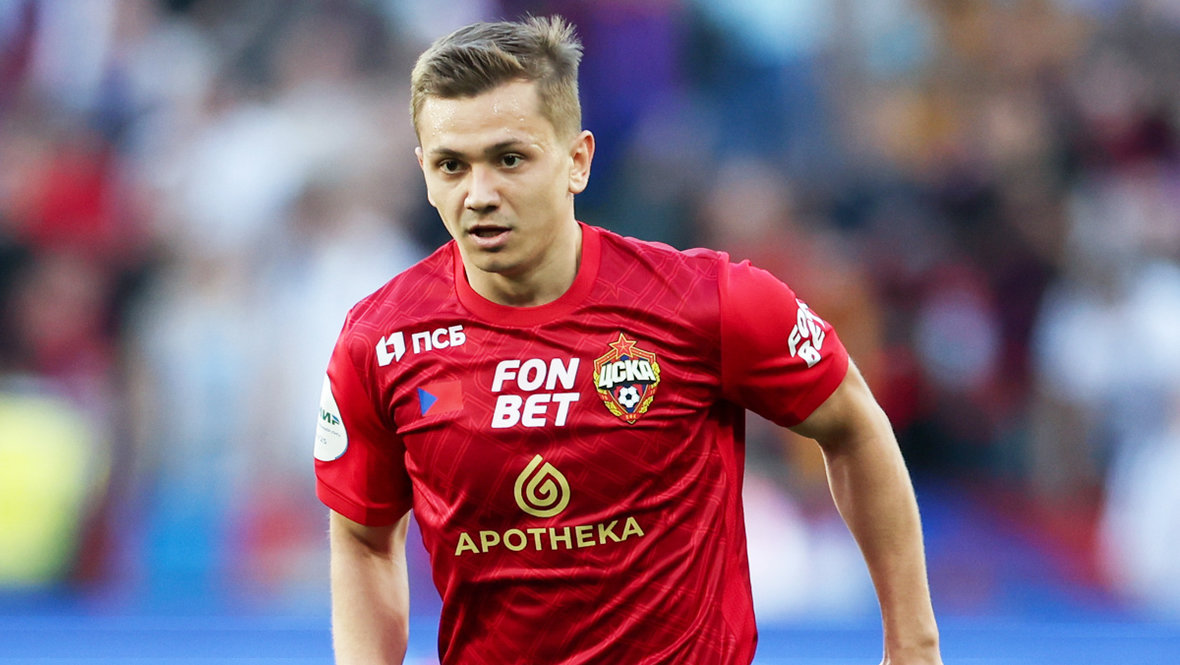 Футболист ЦСКА Иван Обляков