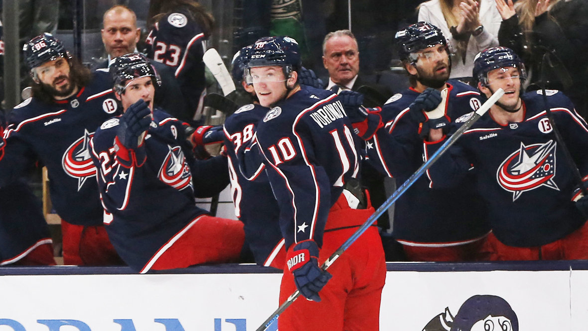 Нападающий «Коламбуса» Дмитрий Воронков