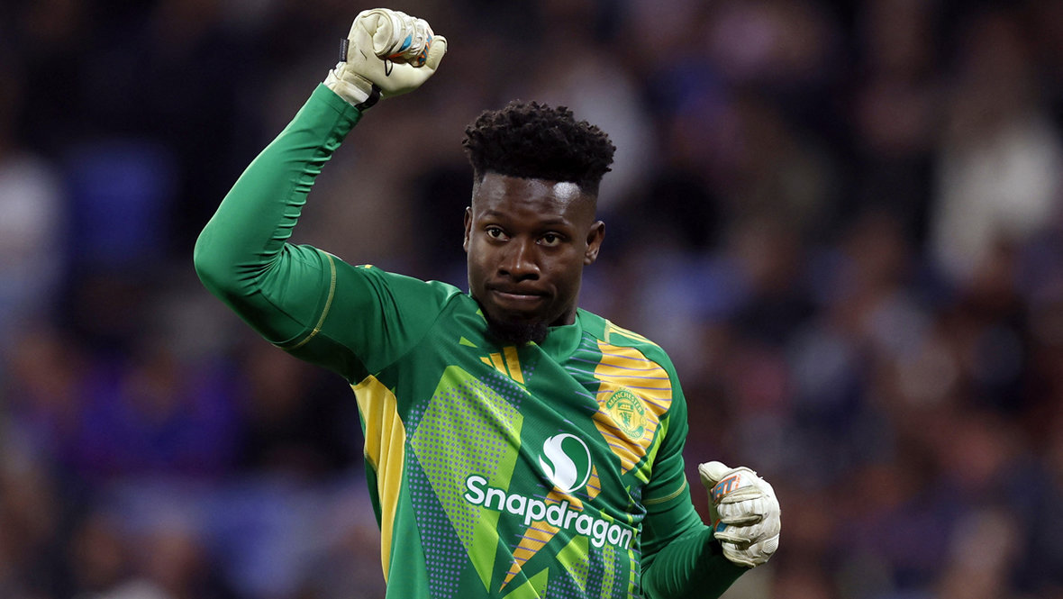 Голкипер «Манчестер Юнайтед» Андре Онана