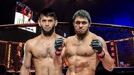 Бойцы ММА Гаджи Рабаданов и Мурад Рамазанов