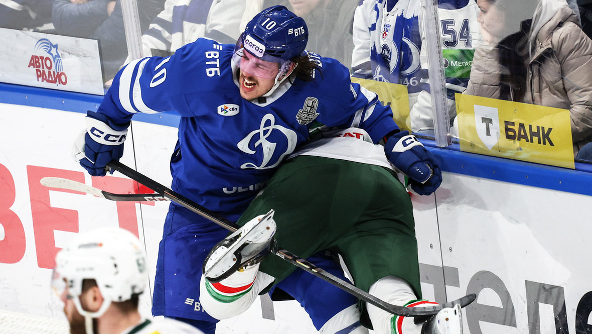 Хоккеист «Динамо» Макс Комтуа