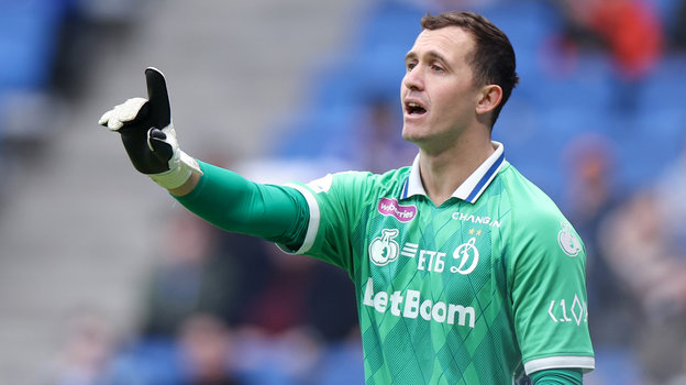 Андрей Лунев. Вратарь «Динамо» Андрей Лунев