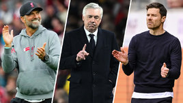 Тренеры Юрген Клопп, Карло Анчелотти и Хаби Алонсо