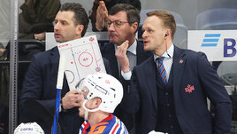 Тренеры СКА Роман Ротенберг, Константин Шафранов и Евгений Кетов