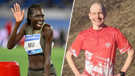 Американская легкоатлетка Атинг Му-Николаева и российский спортсмен Егор Николаев