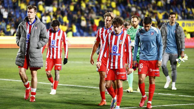 «Атлетико» проиграл «Лас-Пальмасу» в матче 32-го тура ла лиги 19 апреля.