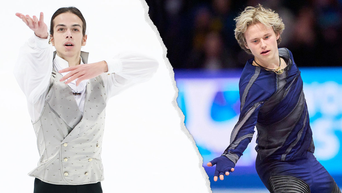 Фигуристы Петр Гуменник и Илья Малинин