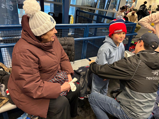 Татьяна Овечкина с внуком.