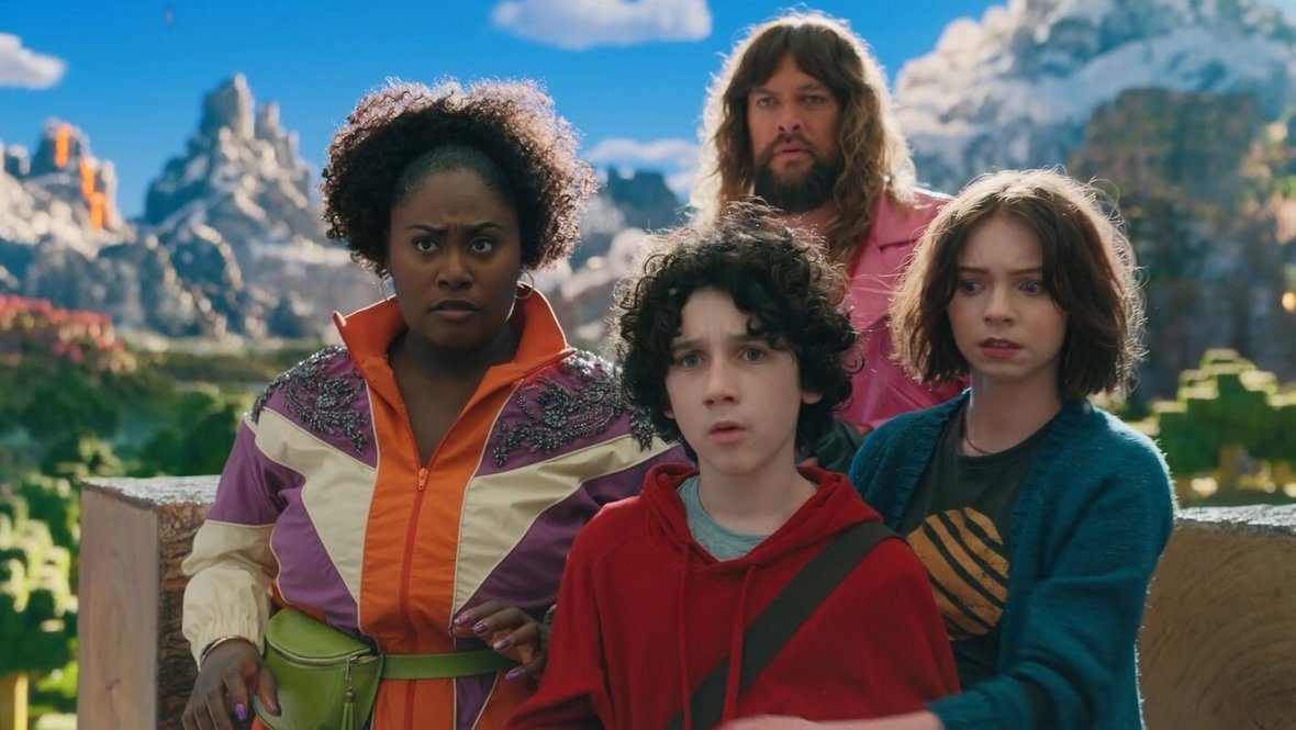 Кадр из фильма «Minecraft в кино», реж. Джаред Хесс, Warner Bros. Pictures