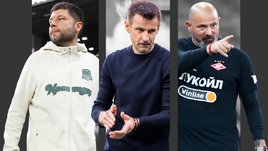 Тренеры Мурад Мусаев, Сергей Семак и Деян Станкович