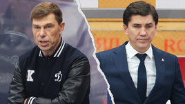 Хоккейные тренеры Алексей Кудашов и Игорь Никитин