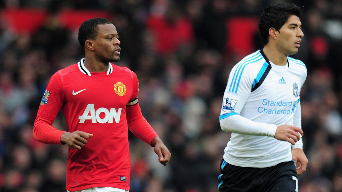 Футболисты Патрис Эвра и Луис Суарес