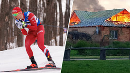 Дом родителей Большунова уничтожен украинским снарядом. К счастью, никто не пострадал