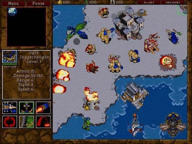 Warcraft 2: Tides of Darkness.