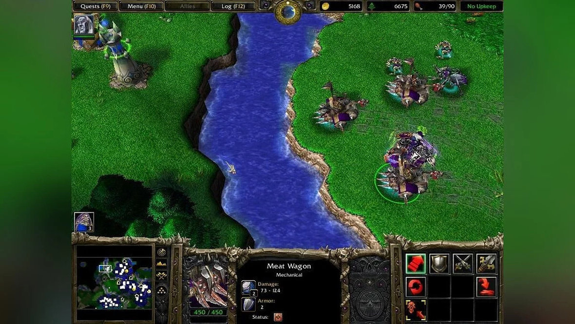 Скриншот из WarCraft 3: Reign Of Chaos.