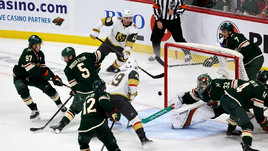 «Вегас» почти закрыл тройку Капризова и с трудом вырвал победу. А герой овертайма — Барбашев