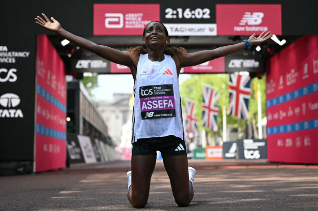 Тигист Ассефа. Бегунья Тигист Ассефа